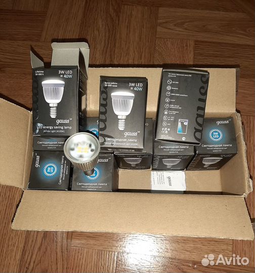 Лампа светодиодная Gauss LED R39 E14 4W 370lm 4100