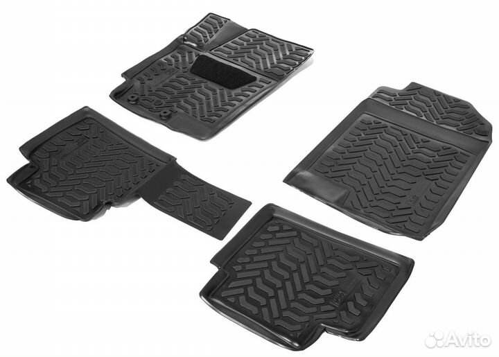 Коврики в салон 4 шт. Kia Rio 4