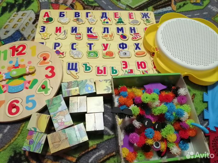 Развивающие игрушки от 2 лет пакетом