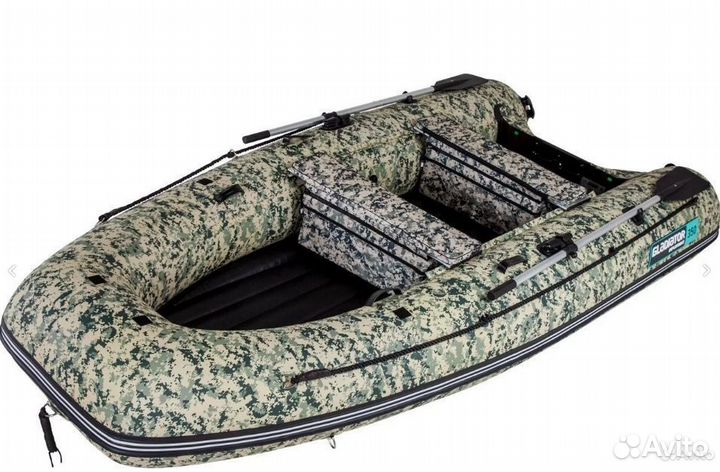 Лодка пвх Gladiator E350 PRO camo
