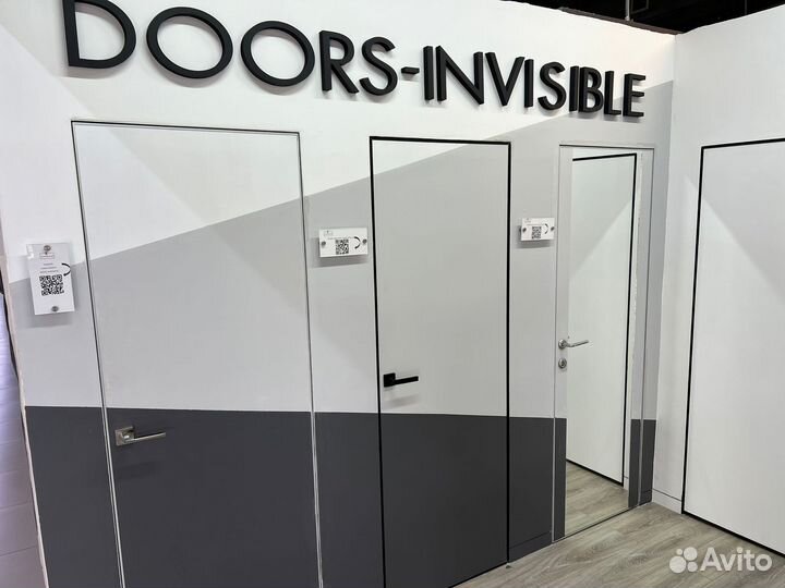 Скрытые межкомнатные двери под покраску