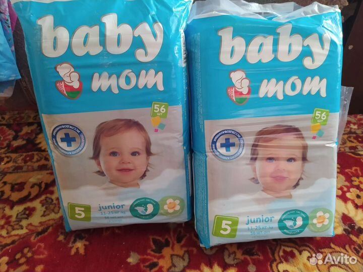 Подгузники baby mom 5