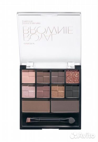 Палетка теней для век и бровей Royal Brownie