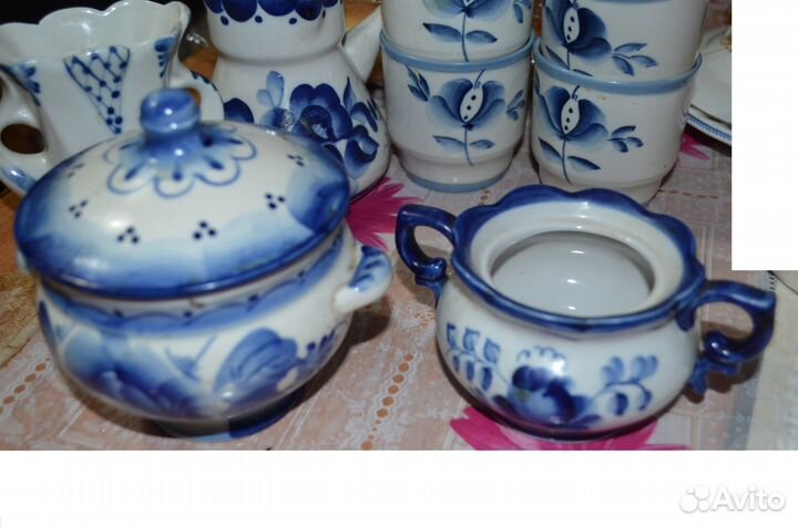 Гжель 8 предметов