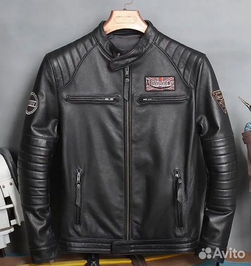 Кожаная куртка мужская