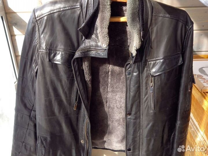 Дубленка натуральная мужская