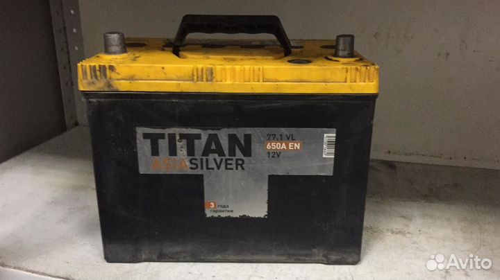 Бу аккумулятор Titan 77Ач D26R прямая полярность