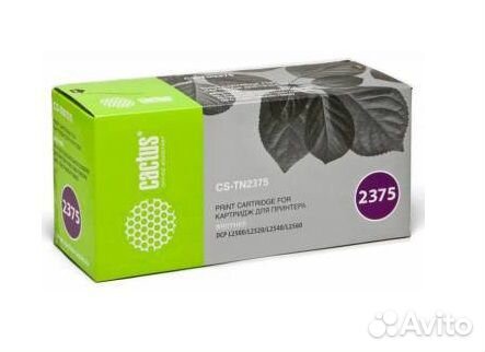 Картридж Лазерный Brother TN-2375, 2600стр, чёрный