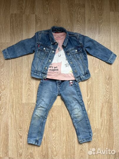 Вещи пакетом на девочку 98 104 110