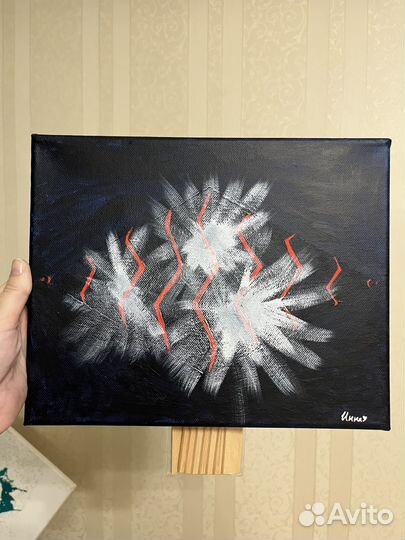 Картина акрилом на холсте
