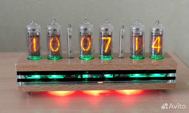 Часы на гри индикаторах nixie лампах ин-14 с WI-FI