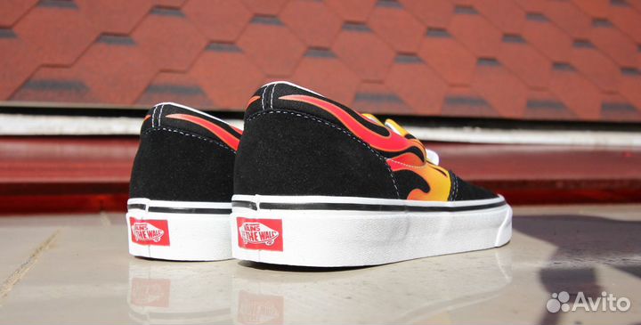 Vans кеды слипоны