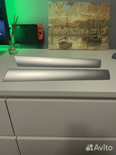 Накладки в задние карты дверей touareg nf