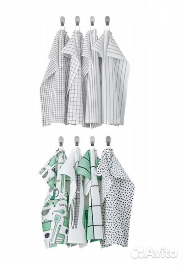 Полотенце кухонное 45x60см 100 хлопок Ринниг Икеа