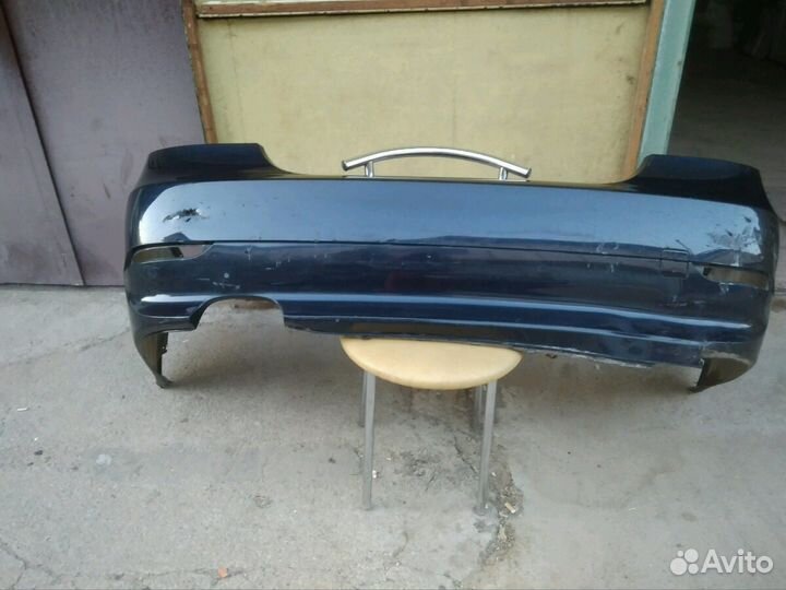 Задний бампер на BMW 5 E60, дорестайлинг