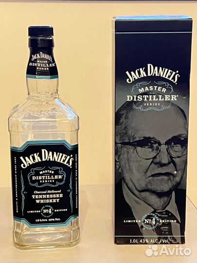 Бутылка пустая с коробкой Jack Daniels