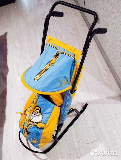 Детские санки коляска бу