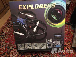 Гоночный Квадрокоптер +пульт +ЖК дисплей