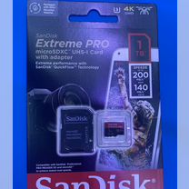 Карта памяти Micro sd Sandisk 1Tb Extreme pro