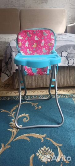 Стульчик для кормления кукольный