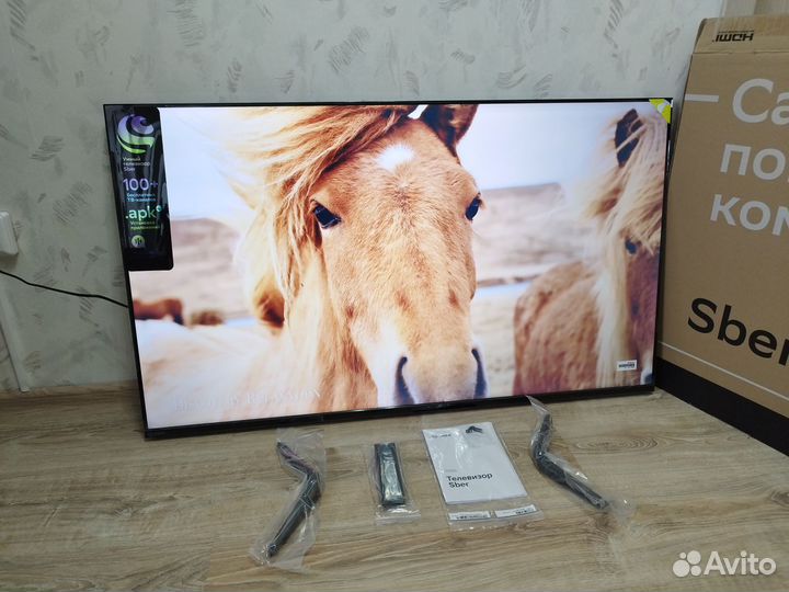 Телевизор новый SMART TV sber 50