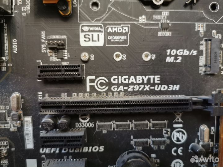 Материнская плата gigabyte ga-z97x-ud3h