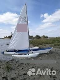 Парусно-гребной тримаран 