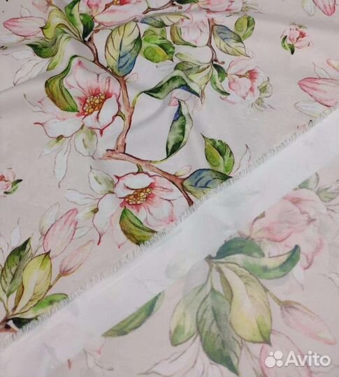 Ткань Ниагара с принтом на отрез