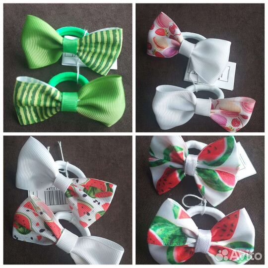 Резинка для волос с бантиком