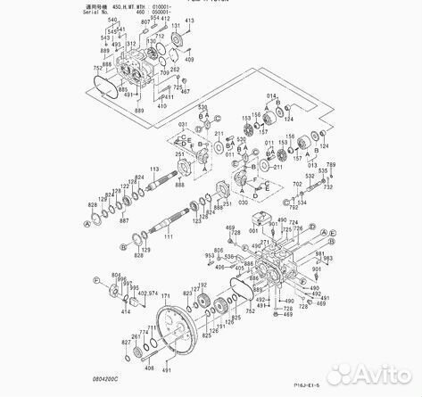 Гидронасос Hitachi ZX450-3 ZX520-3 4633472