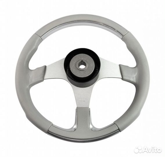 Рулевое колесо EVO marine 2 обод серосеребряный, с