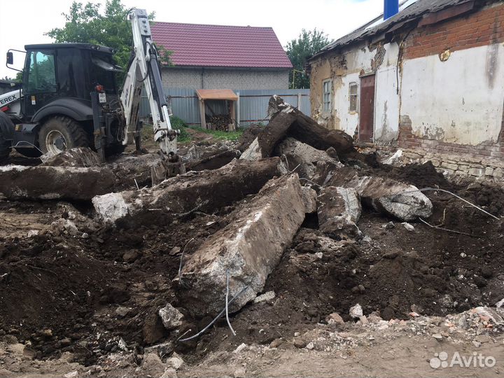 Снос демонтаж домов,сараев,построек