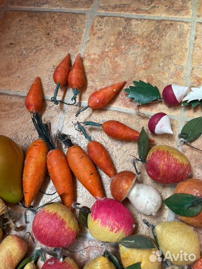 Ватные елочные игрушки СССР