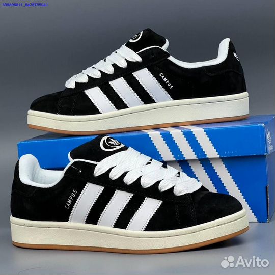 Кроссовки Adidas Campus Black (Арт.68846)