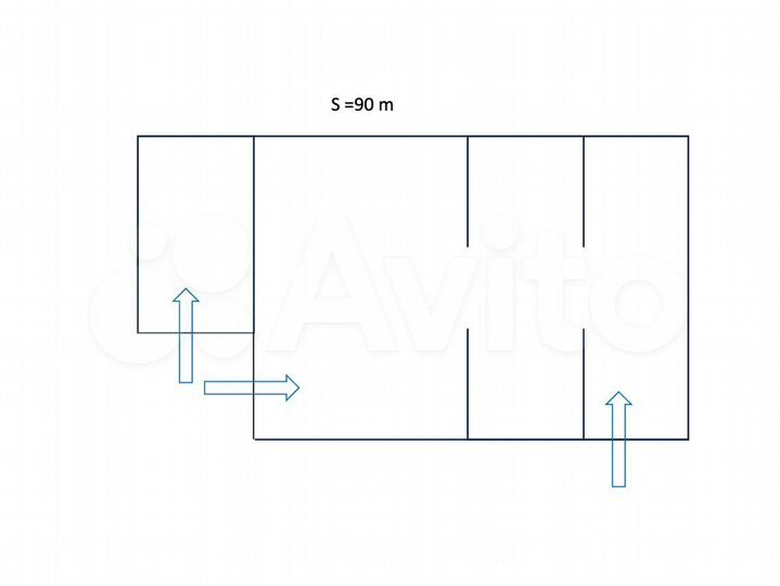 Аренда офис, производство, ПСН 90 м² Электрозаводс