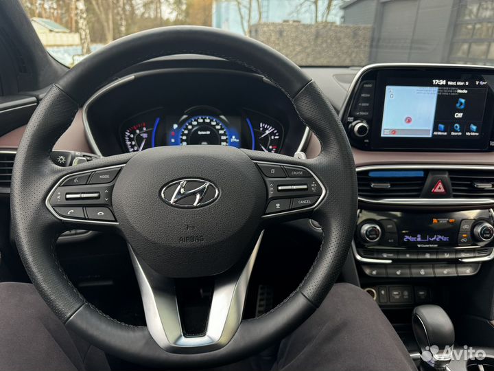 Hyundai Santa Fe 2.2 AT, 2019, 39 900 км