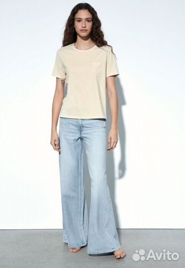 Новая женская футболка Zara 42