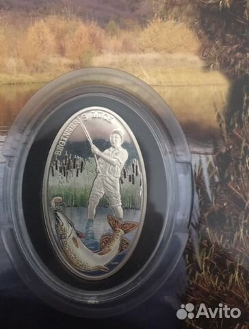 Ниуэ 1 доллар 2012 рыбалка Новичкам везет