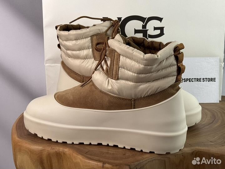 Ботинки Ugg Classic Mini Lace-Up Whitecap