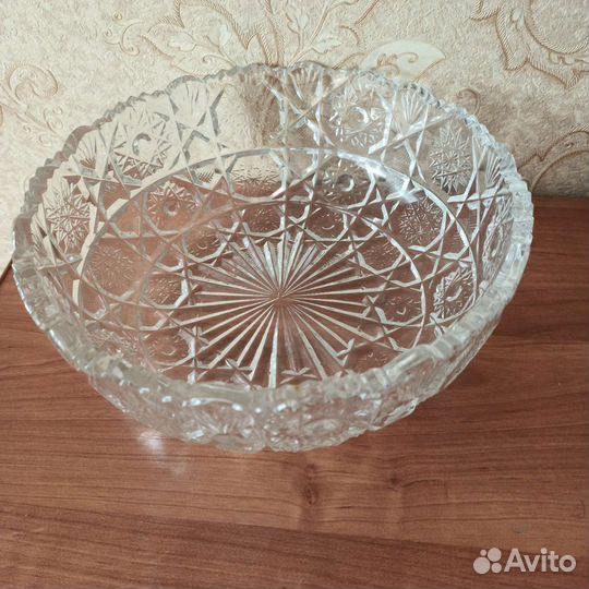 Ваза хрустальная большая СССР
