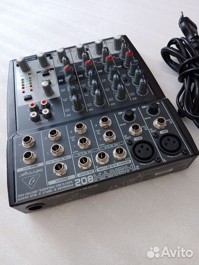 Behringer xenyx 802 микшерный пульт