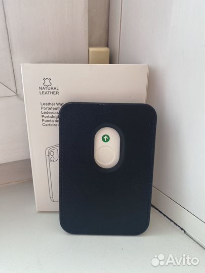 Apple magsafe leather wallet (картхолдер)