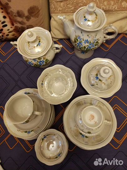 Чайный сервиз фарфор СССР