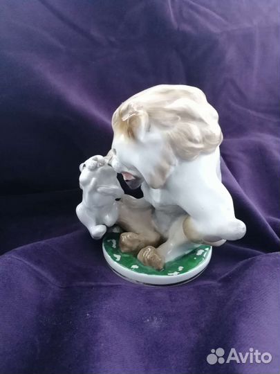 Статуэтка Лев и заяц (