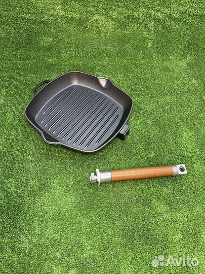 Чугунная сковорода гриль биол
