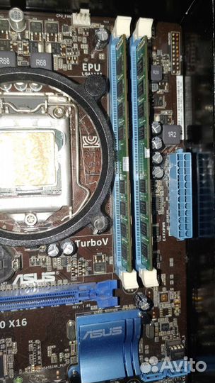 Материнская плата с процессором i5 2500K с оп.памя