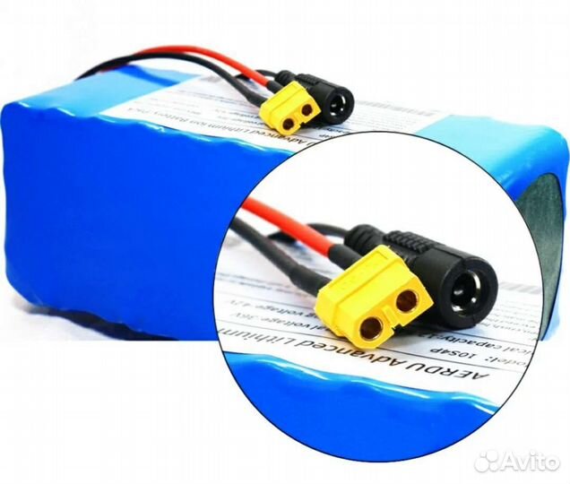 Аккумулятоp li-ion 10S5P, 36 В, 13 Ач, 18650