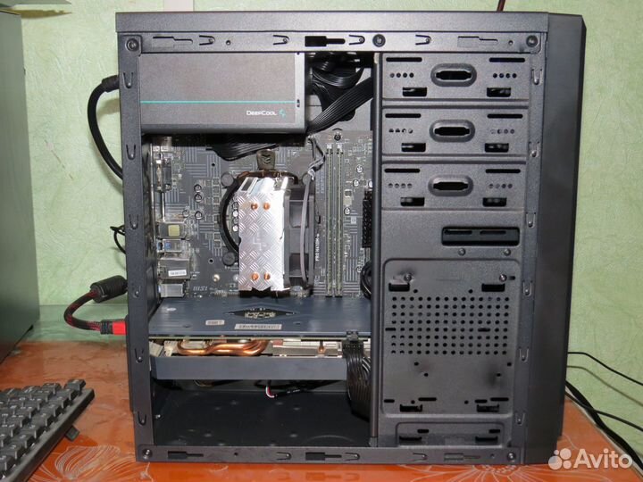 Компьютер игровой 10100F/RTX3060m 6Gb/16Gb/500Gb