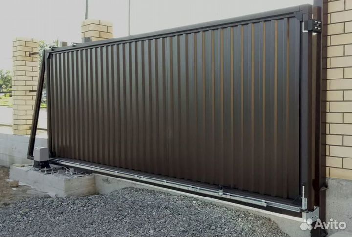 Ворота откатные заказать профессионально