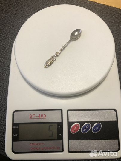 Ложка серебряная сувенирная